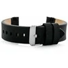 Pacific W110 leather watch strap - juodas - 22mm
