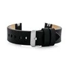 Pacific W110 leather watch strap - juodas/baltas - 20mm