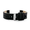 Pacific W110 leather watch strap - juodas - 20mm