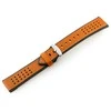 Pacific W80 ruda/juodas 24mm leather watch strap