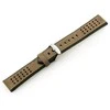 „Pacific W80“ smėlio/juodos spalvos odinis laikrodžio dirželis – 20 mm