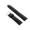Pacific W83L leather watch strap - juodas - 18mm
