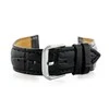 Pacific W102L juodas leather watch strap - 24mm