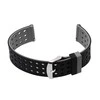 Pacific U12 watch rubber strap - juodas/pilka - 20mm