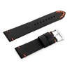 Pacific Odinė laikrodžio apyrankė W93 - juoda/raudona 22 mm