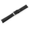 Pacific W26 leather watch strap - PREMIUM - juodas/baltas - 22mm
