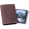 Peterson portfelis PTN N4-CHM-M Brown