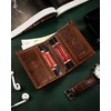 Peterson portfelis PTN WL-0904-COM konjakas
