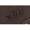 Always Wild Patraukli vyriška odinė piniginė su žalvarine grandinėle. Visada Laukinis