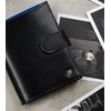 Rovicky vyriška odinė piniginė N4L-RVT-6900 Juodas+Navy