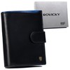 Rovicky vyriška odinė piniginė N4L-RVT-6900 Juodas+Navy