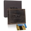 Always Wild „Wild N0035-CHM“ RFID odinė vyriška piniginė