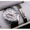 Vyriškas laikrodis PACIFIC X0078-08 - komplet prezentowy (zy092a)