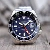 Vyriškas laikrodis SEIKO SSK003K1 GMT AUTOMAT WR100 + BOX