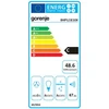 Gartraukis Gorenje | Gaubtas | BHP523E10X | Teleskopinis | C energijos vartojimo efektyvumo klasė | Plotis 50 cm | 322 m³/h | Mechaninis valdymas | LED | Nerūdijantis plienas