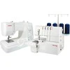 Siuvimo mašina Janome 6021 + Merrylock MK4030 komplektas