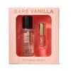 Victoria's Secret rinkinys: Bare Vanilla mini kūno dulksna ir maitinantis lūpų aliejus