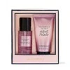 Victoria's Secret rinkinys: Velvet Petals mini kūno dulksna ir mini kūno losjonas, 2x 75 ml