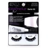 "Ardell Glamour Lashes 101 Demi Juodas" 3 dalių rinkinys