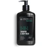 Arganicare Men Cleansing Hydrating & Revitalising Fresh Kūno prausiklis Body & Hair, 400 ml