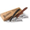 Beardburys Razor Master Double Juodas nerūdijančio plieno skustuvas