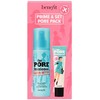 Benefit Prime & Set Pore Pack rinkinys (The Porefessional Super Setter makiažo fiksatorius, 120 ml + The Porefessional Smoothing Face Primer makiažo bazė, 22 ml)
