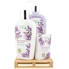 Bohemia Gifts Kosmetikos dovanų rinkinys "Lavender SPA" (skystas muilas 300ml + kūno pienelis 250ml + muilas 100g)