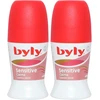 Byly Sensitive Calma Desodorante Roll-On dezodorantas, 2x50 ml