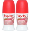 Byly Sensitive Calma Desodorante Roll-On dezodorantas, 2x50 ml