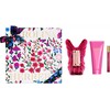 Carolina Herrera La Bomba Set rinkinys moterims (EDP, 80 ml + EDP, 10 ml + kūno losjonas, 100 ml)