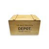 Depot Expo Empty Wooden Box šviesiai rudas 30 x 19 x 16 cm
