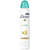 Dove Go Fresh Pear And Aloe Vera Dezodorantas Antiperspirant 48h Purškiklis purškiamas antiperspirantas, 250 ml