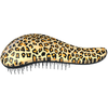 Dtangler plaukų šepetys su leopardo geltonos spalvos rankena