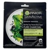 "Garnier SkinActive" juodoji kaukė "Tissu Pure Charcoal" 1 vienetas