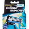 Gillette Skustuvai Mach3 4 Vnt.