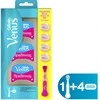 Gillette Venus ComfortGlide Spa Breeze Skustuvas + Keičiamas Peiliukas 4 vnt