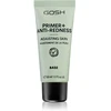 „Gosh Primer+“ be kvapiklių neutralizuoja paraudimą. Skystas makiažo pagrindas „008 Anti-Redness“, 30 ml.