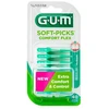 Gum Soft Picks Comfort Flex Reg Mint tarpdančių valymo priemonė 40vnt