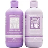 Hairburst Longer Stronger Hair Skirtas garbanotiems plaukams Set rinkinys garbanotiems / banguotiems plaukams (šampūnas, 350 ml + kondicionierius, 350 ml)