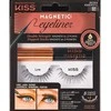 KISS MAGNETIC magnetinės dirbtinės blakstienos ir magnetinė akių kontūro plunksnelė