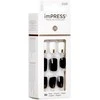 KISS Lipnūs nagai imPRESS Nails Midnight Drive 30 vnt.