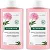 Klorane DUPLO Peony Šampūnas šampūnas, 2 x 400 ml