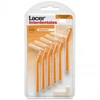 "Lacer" tarpdančių šepetėlis "Lacer Oranžinis Extrathin Soft" 0,5 mm