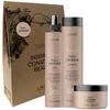 „Lakme Teknia Full Defense“ mažmeninė pakuotė: Šampūnas, 300 ml, Priemonė, 250 ml, Purškalas, 300 ml