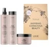Lakme TKN Frizz Control Retail Pack: Šampūnas, 300 ml + Treatment, 250 ml + Protector, 300 ml