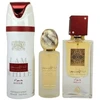 Lattafa Ana Abiyedh Rouge EDP rinkinys unisex (EDP 60 ml + Dezodorantas 200 ml + Hair Mist 50 ml)