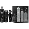 Lattafa Maahir Juodas Edition Giftset rinkinys unisex (EDP, 100 ml + dezodorantas, 200 ml + purškiamas namų kvapas, 300 ml)