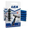 "Lea Premium" 2 ašmenys Vienkartiniai peiliukai 5 vienetai