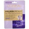 L'Oréal Paris Hyaluron Specialist Replumping Moisturizing Face Mask moterims, 1 pc