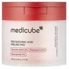 Medicube Red Succinic Acid Peeling Pad Šveičiamieji padeliai probleminei veido odai su gintaro rūgštimi, 70 vnt